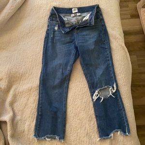 BDG kick flare high rise cropped jeans size 26